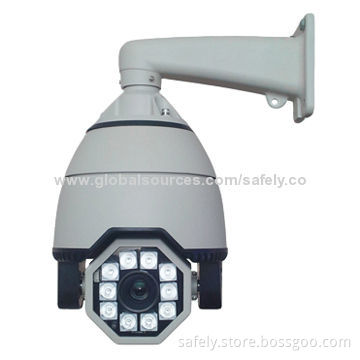 Sony CCD 1/4-inch 650TVL High-speed Dome/Array IR PTZ Camera, 150m, Anti-jamming Capability